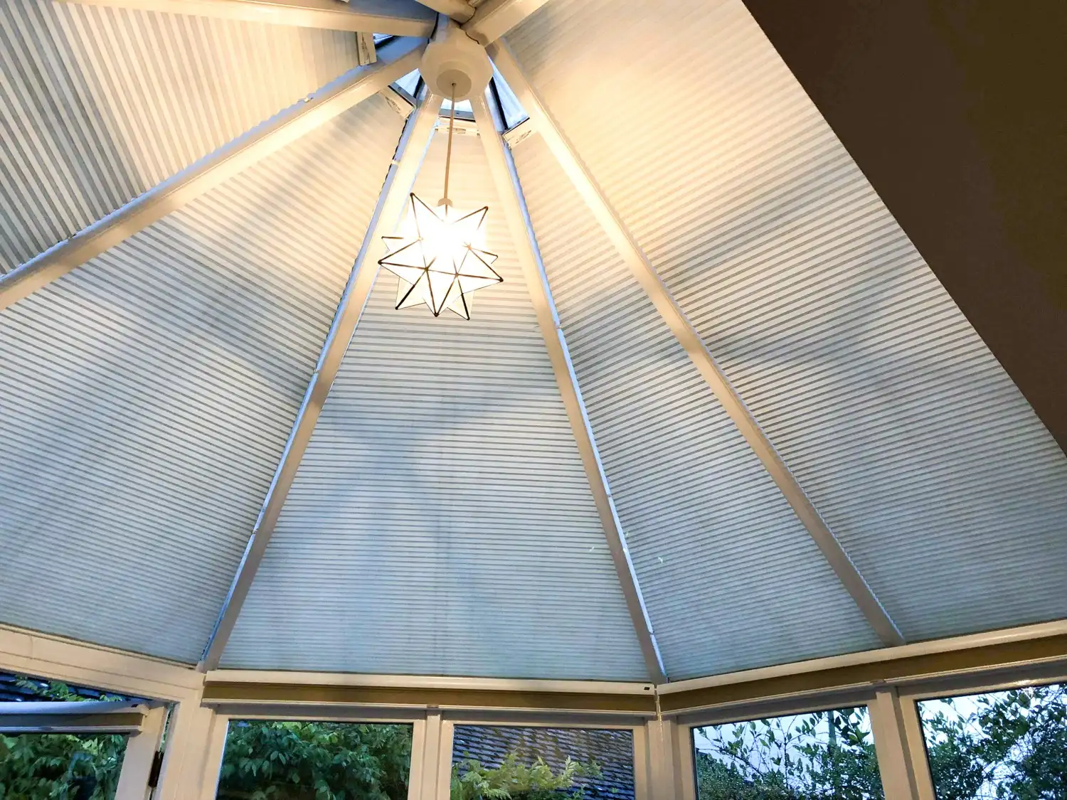 Conservatories blinds and curtains by New Dawn