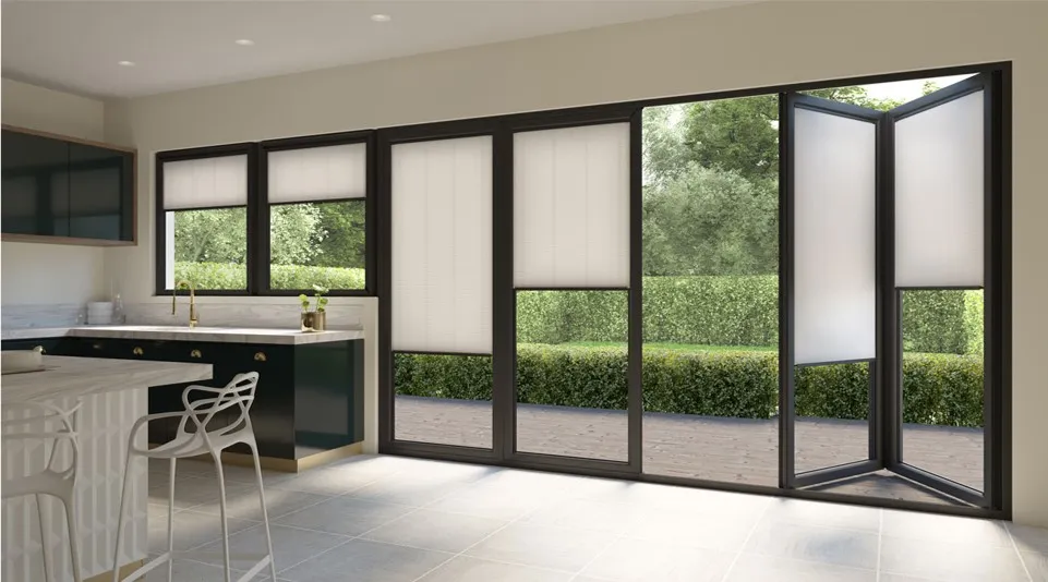 No Drill Blinds installed in a home