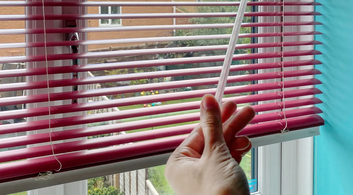 Metal Venetian Blinds installed in a home