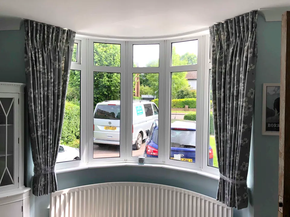 Made to Measure Curtains installed in a home