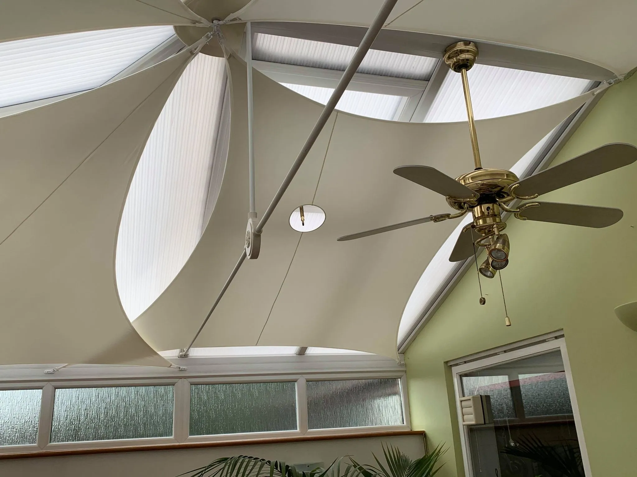 Sail Blinds installed in a home