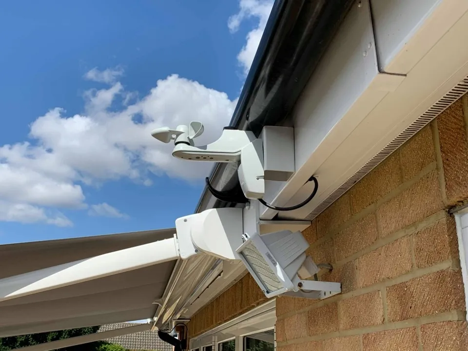 Awnings installed in a home