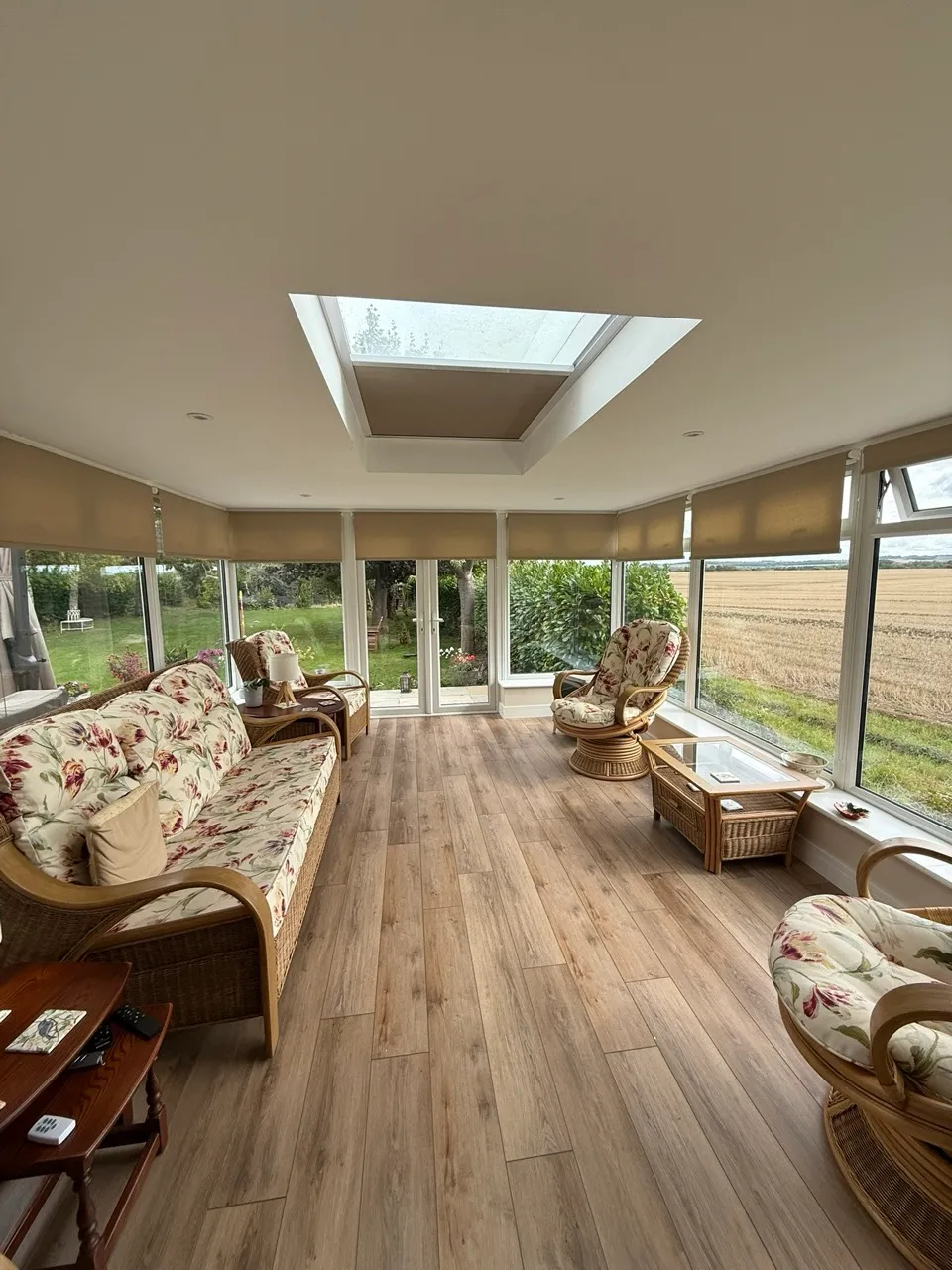 Skylight Blinds installation example 2