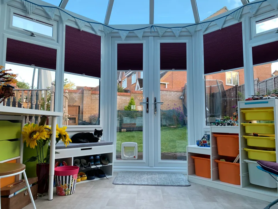 No Drill Blinds installation example 2