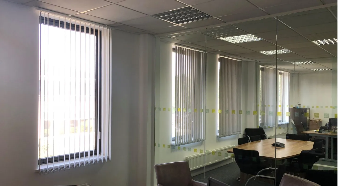 Vertical Blinds installation example 3