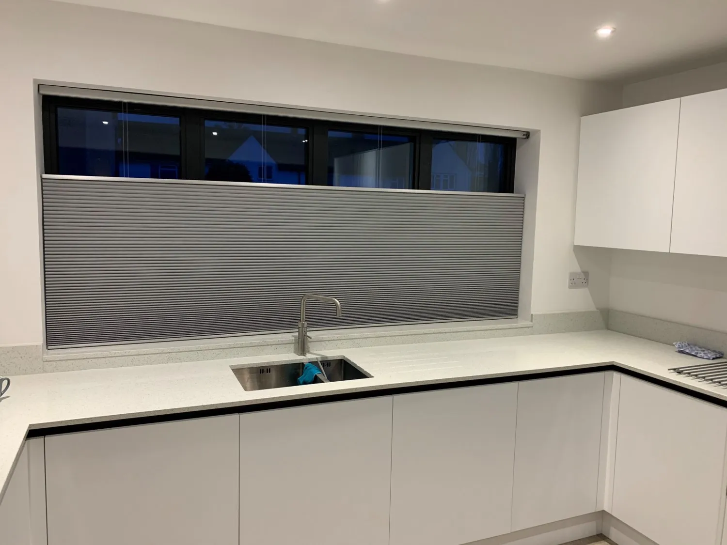 Pleated Blinds installation example 3