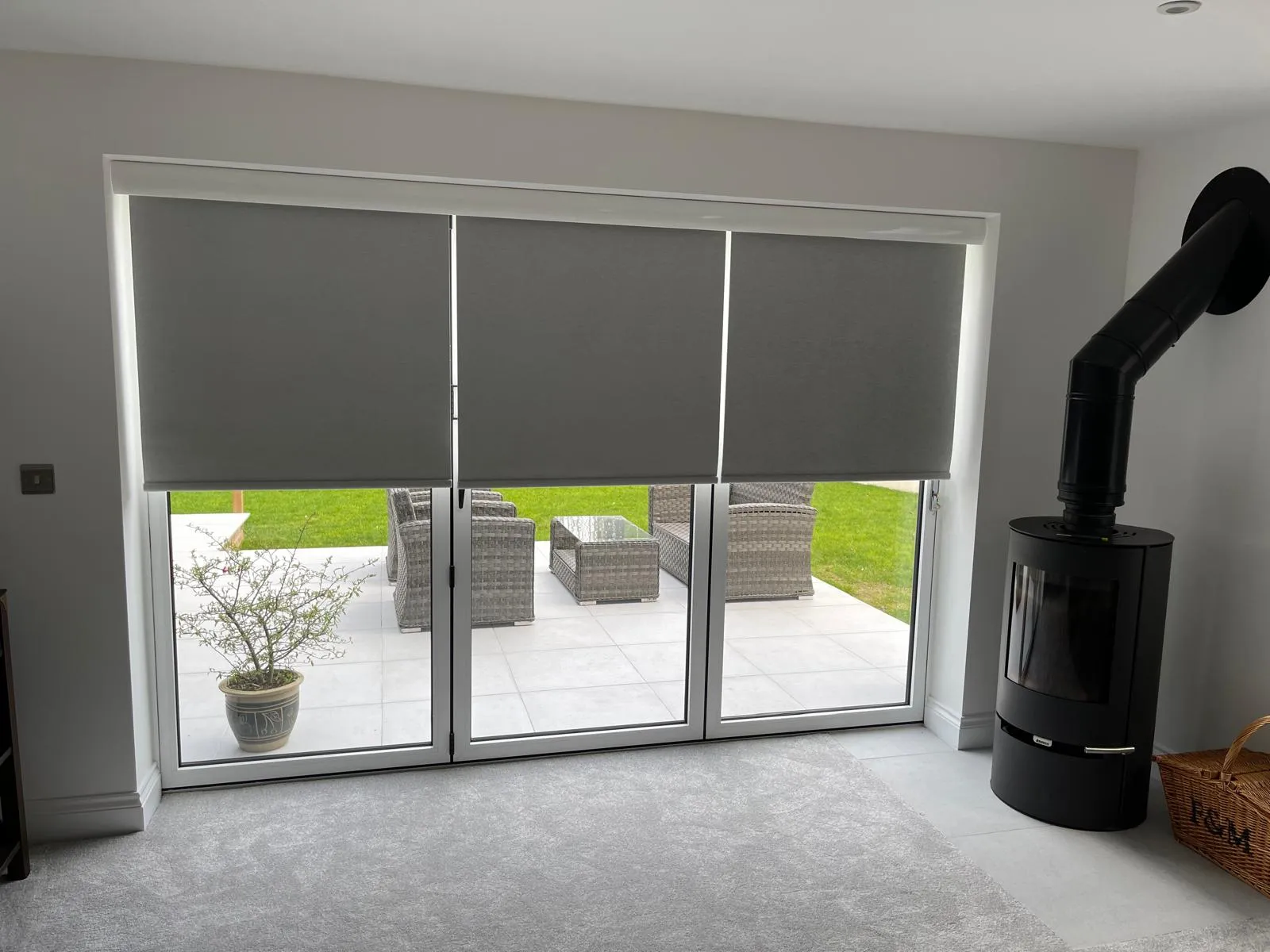 Roller Blinds installation example 4